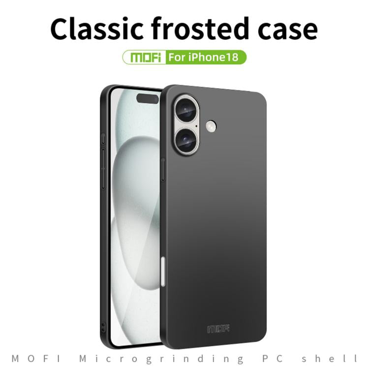 MOFI Frosted PC Ultra-thin Hard Phone Case, For iPhone 17 Pro Max, For iPhone 17 Pro, For iPhone 17, For iPhone 17 Air