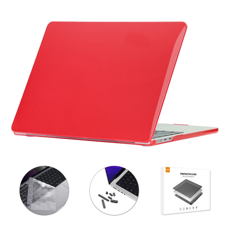 ENKAY US Version 3 in 1 Crystal Protective Case with TPU Keyboard Film & Anti-dust Plugs, For MacBook Air 15.3 A2941 US Version