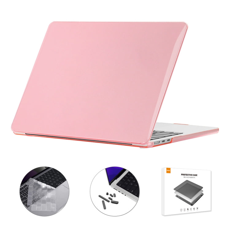 ENKAY EU Version 3 in 1 Crystal Protective Case with TPU Keyboard Film & Anti-dust Plugs, For MacBook Air 15.3 A2941 EU Version