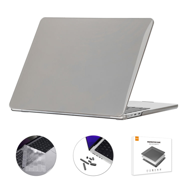 Étui de protection 3 en 1 ENKAY version UE avec film clavier TPU et bouchons anti-poussière, pour MacBook Air 15.3 A2941 version UE