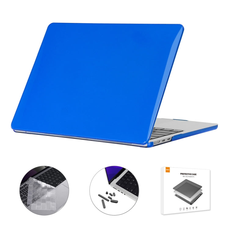 Étui de protection 3 en 1 ENKAY version UE avec film clavier TPU et bouchons anti-poussière, pour MacBook Air 15.3 A2941 version UE