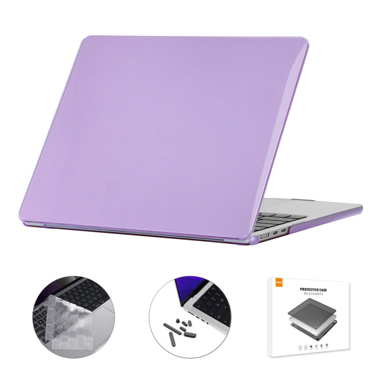 ENKAY EU Version 3 in 1 Crystal Protective Case with TPU Keyboard Film & Anti-dust Plugs, For MacBook Air 15.3 A2941 EU Version