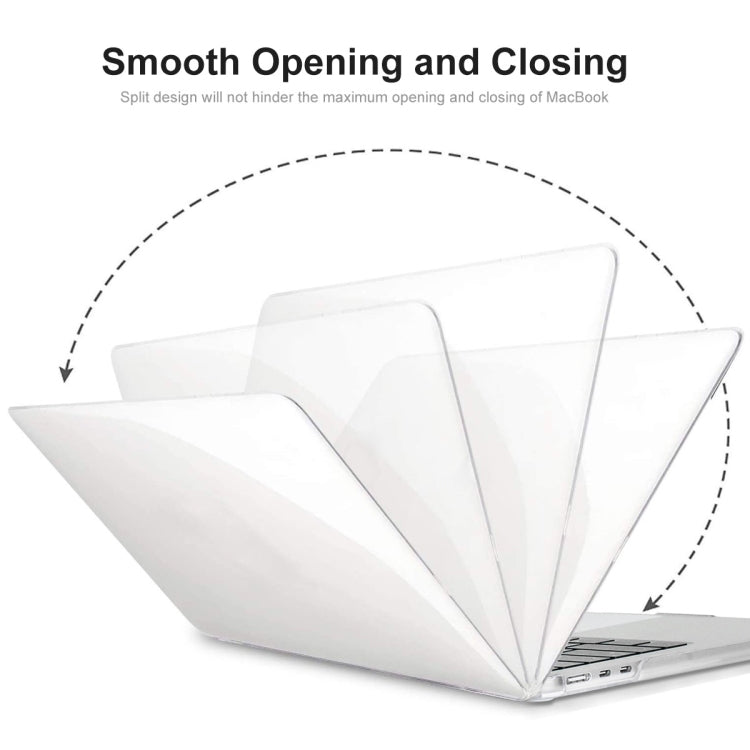 Étui de protection 3 en 1 ENKAY version UE avec film clavier TPU et bouchons anti-poussière, pour MacBook Air 15.3 A2941 version UE