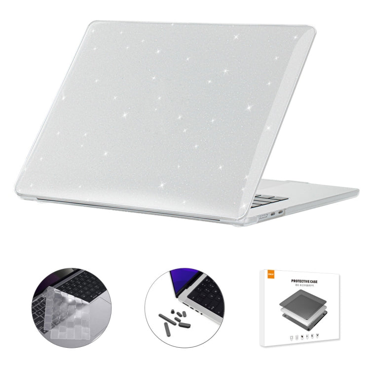 ENKAY US Version 3 in 1 Bling Crystal Protective Case with TPU Keyboard Film & Anti-dust Plugs, For MacBook Air 15.3 A2941 US Version