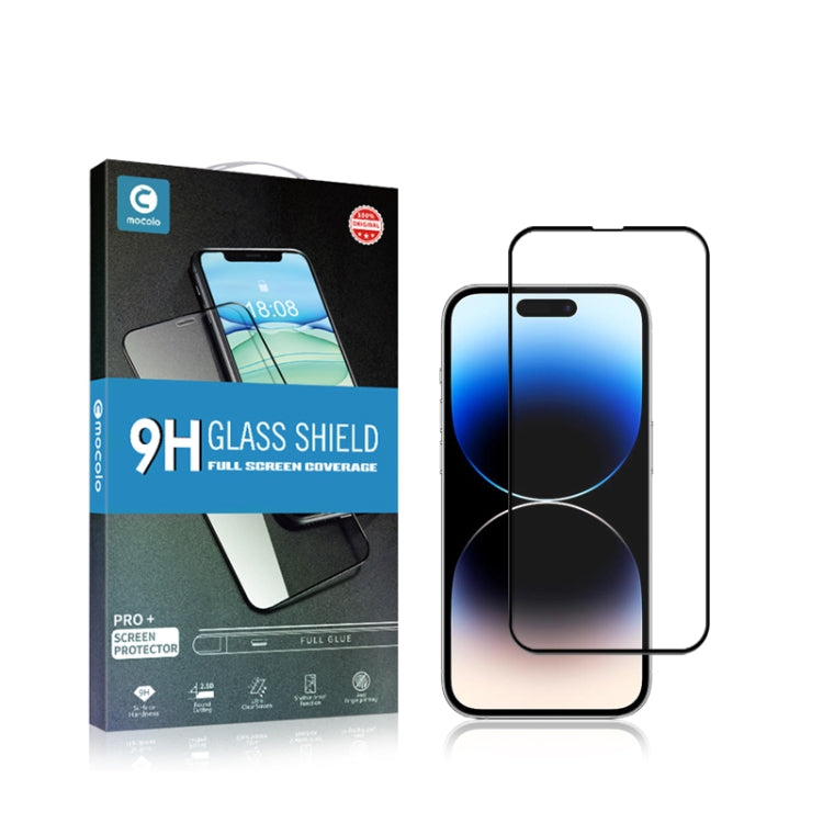 2.5D Full Glue Full Cover Tempered Glass Screen Protector, For iPhone 15 Pro Max, For iPhone 15 Pro, For iPhone 15 Plus, For iPhone 15