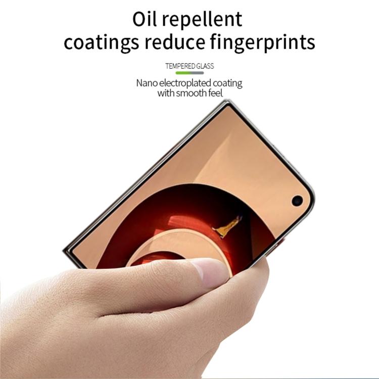PINWUYO 9H 2.5D Full Screen Tempered Glass Film, For iPhone Duo Outer Screen, For iPhone 18, For iPhone 18 Pro, For iPhone 18 Pro Max, For iPhone 17 Pro Max, For iPhone 17 Pro, For iPhone 17, For iPhone Air, For iPhone 16 Pro Max, For iPhone 16 Pro    ...