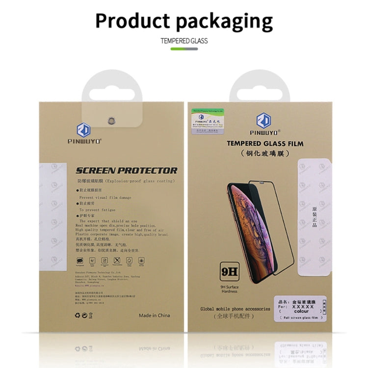 PINWUYO 9H 2.5D Full Screen Tempered Glass Film, For iPhone Duo Outer Screen, For iPhone 18, For iPhone 18 Pro, For iPhone 18 Pro Max, For iPhone 17 Pro Max, For iPhone 17 Pro, For iPhone 17, For iPhone Air, For iPhone 16 Pro Max, For iPhone 16 Pro    ...