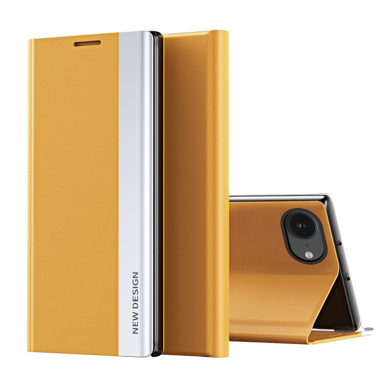 Side Electroplated Adsorption Leather Phone Case, For iPhone 17 Air, For iPhone 16e, For iPhone 16 Pro Max