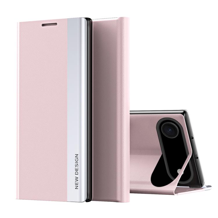 Side Electroplated Adsorption Leather Phone Case, For iPhone 17 Air, For iPhone 16e, For iPhone 16 Pro Max