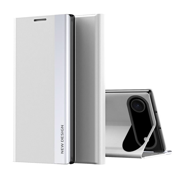 Side Electroplated Adsorption Leather Phone Case, For iPhone 17 Air, For iPhone 16e, For iPhone 16 Pro Max