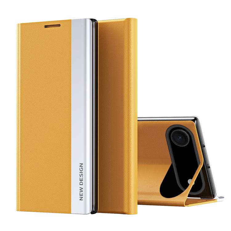 Side Electroplated Adsorption Leather Phone Case, For iPhone 17 Air, For iPhone 16e, For iPhone 16 Pro Max