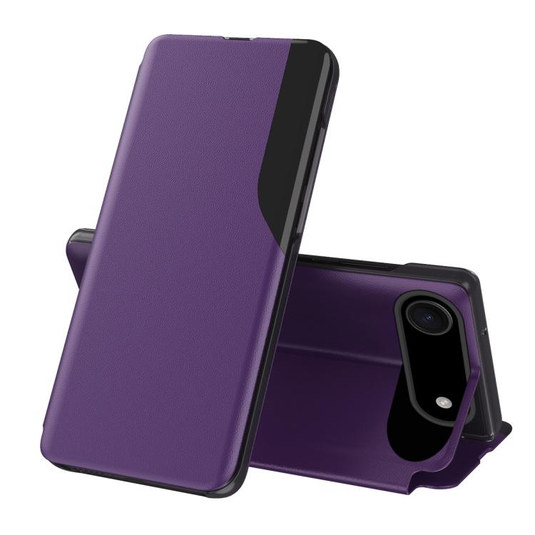 Side Display Flip Leather Phone Case