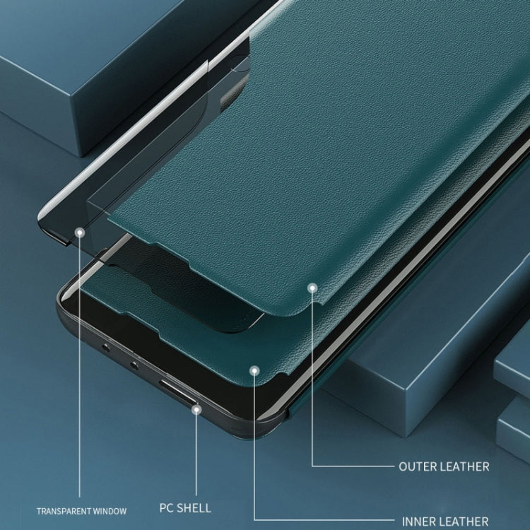 Side Display Flip Leather Phone Case, For iPhone 18 Pro / 17 Pro, For iPhone 18 Pro Max / 17 Pro Max, For iPhone 17e / 16e, For iPhone 17