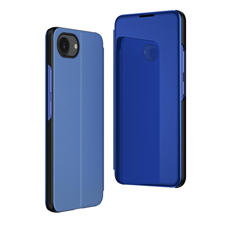 Plated Mirror Horizontal Flip Leather Phone Case with Holder, For iPhone 18 Pro / 17 Pro, For iPhone 18 Pro Max / 17 Pro Max, For iPhone 17e / 16e