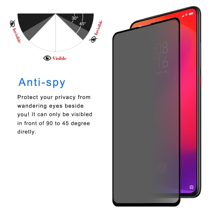 ENKAY Hat-Prince 0.26mm 9H 2.5D Privacy Anti-glare Full Screen Tempered Glass Film for Redmi K20 / K20 Pro