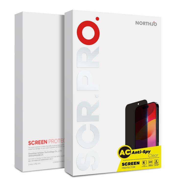 NORTHJO A++ 0.3mm 28 Degree Privacy Screen Tempered Glass Film, For iPhone Duo Outer Screen, For iPhone 18 Pro, For iPhone 18 Pro Max, For iPhone 17 Pro Max, For iPhone 17 Pro, For iPhone 17, For iPhone Air, For iPhone 16 Pro Max, For iPhone 16 Pro    ...