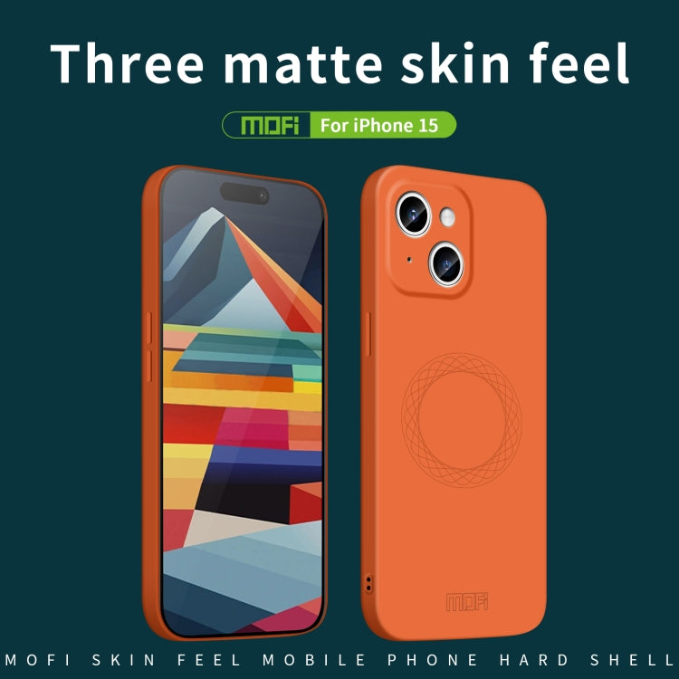 MOFI Qin Series Skin Feel All-inclusive Silicone Phone Case, For iPhone 15