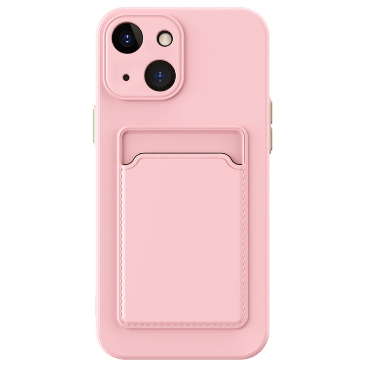 Skin Feel Card Contrast Color Button TPU Phone Case, For iPhone 15 Plus, For iPhone 15