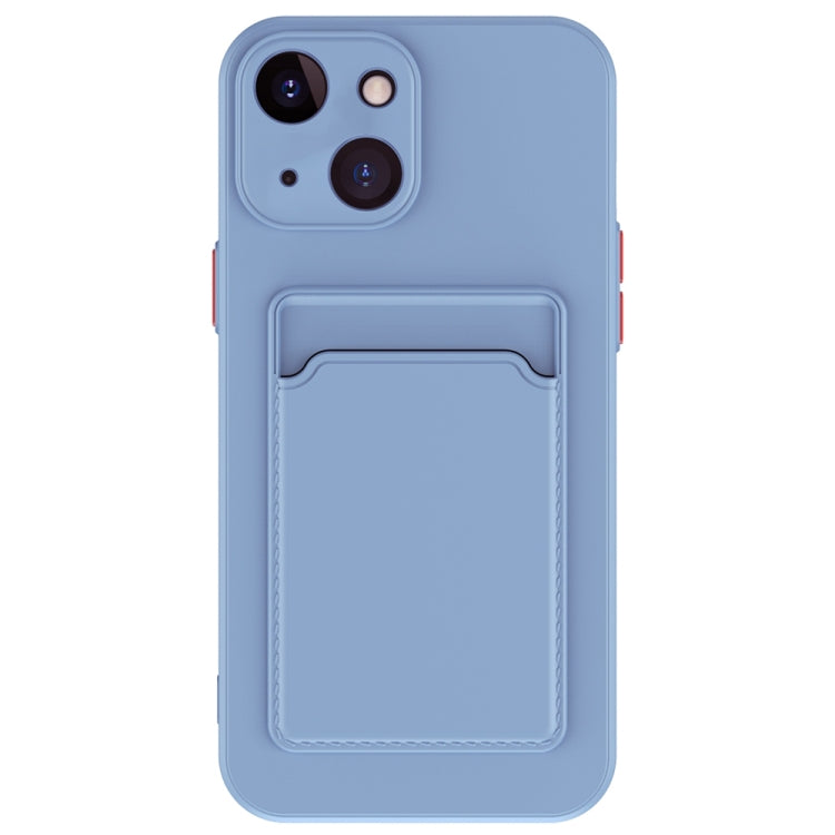 Skin Feel Card Contrast Color Button TPU Phone Case, For iPhone 15 Plus, For iPhone 15