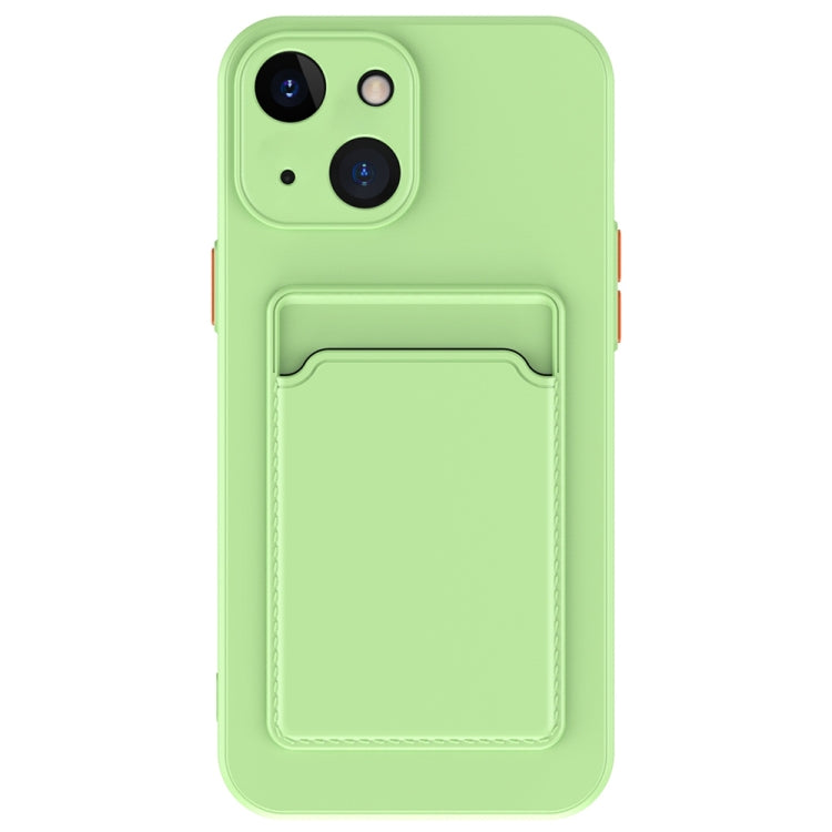 Skin Feel Card Contrast Color Button TPU Phone Case, For iPhone 15 Plus, For iPhone 15