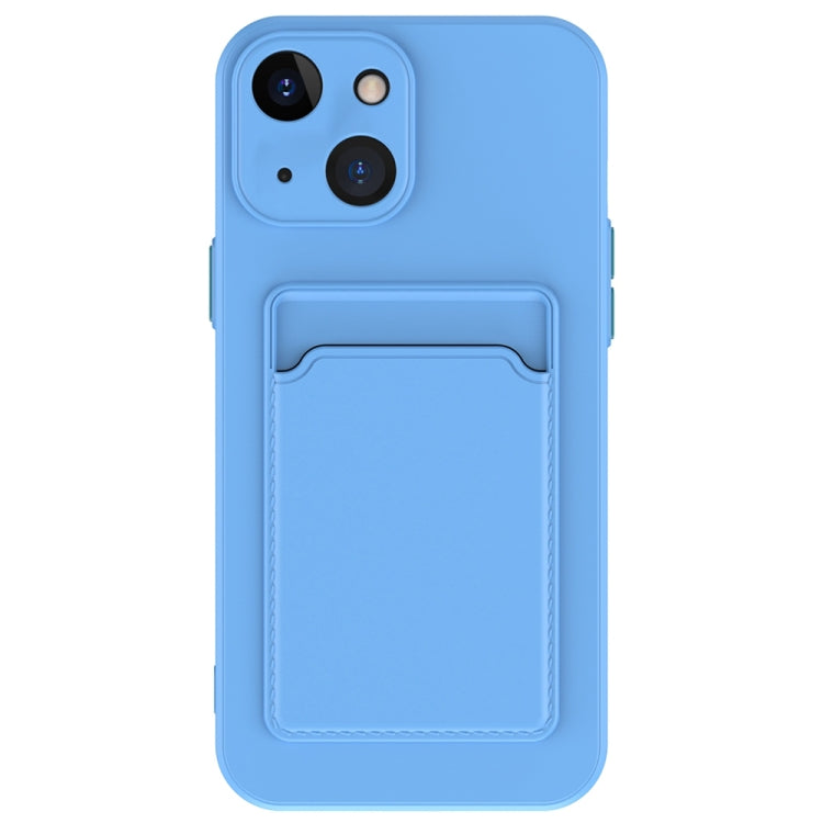 Skin Feel Card Contrast Color Button TPU Phone Case, For iPhone 15 Plus, For iPhone 15