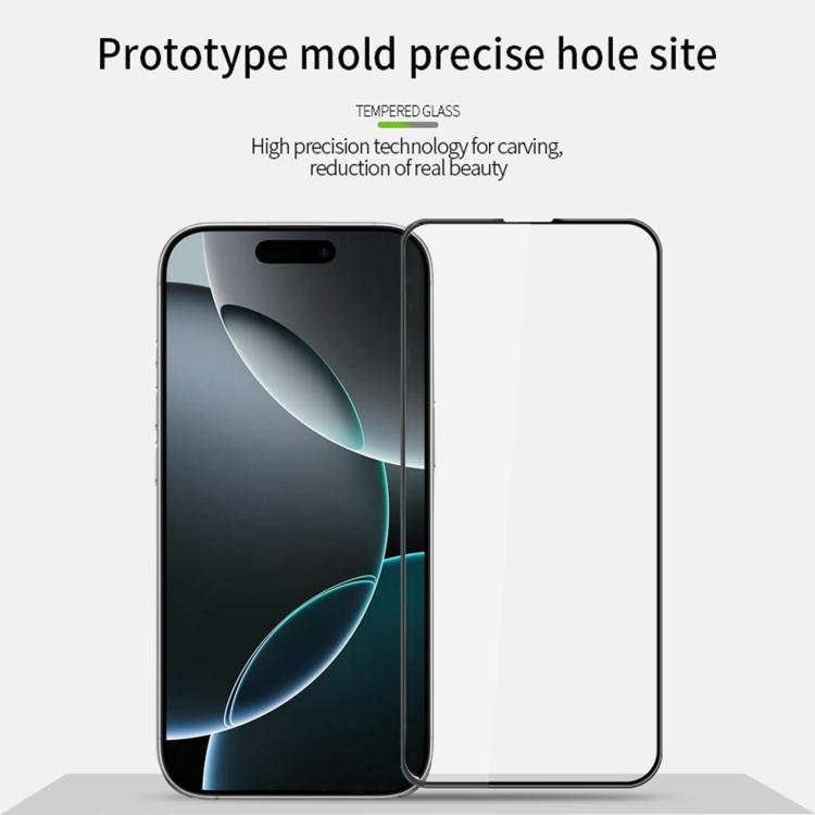 MOFI 9H 3D Explosion-proof Curved Screen Tempered Glass Film, For iPhone 18 Pro / 17 Pro, For iPhone 18 Pro Max / 17 Pro Max, For iPhone 17e / 16e, For iPhone 17, For iPhone Air, For iPhone 16 Pro Max, For iPhone 16 Pro, For iPhone 16 Plus, For iPhone ...
