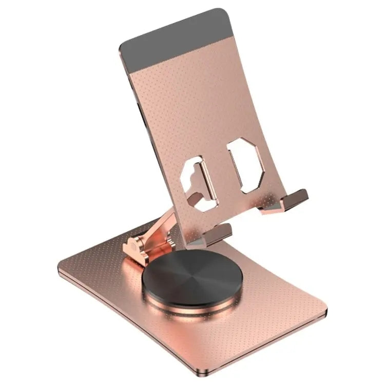 Aluminum Alloy Adjustable Folding Desktop Phone Holder, Silver, Green, Rose Gold, Gray, Black