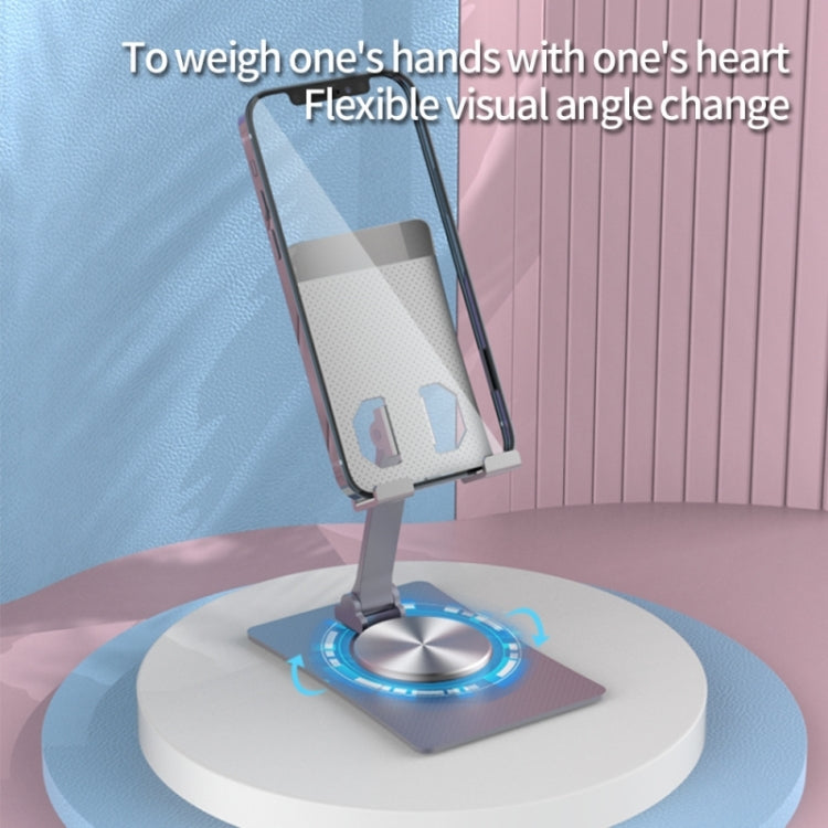 Support de téléphone pliable et réglable en alliage d'aluminium, or, vert, or rose, gris, noir, argent