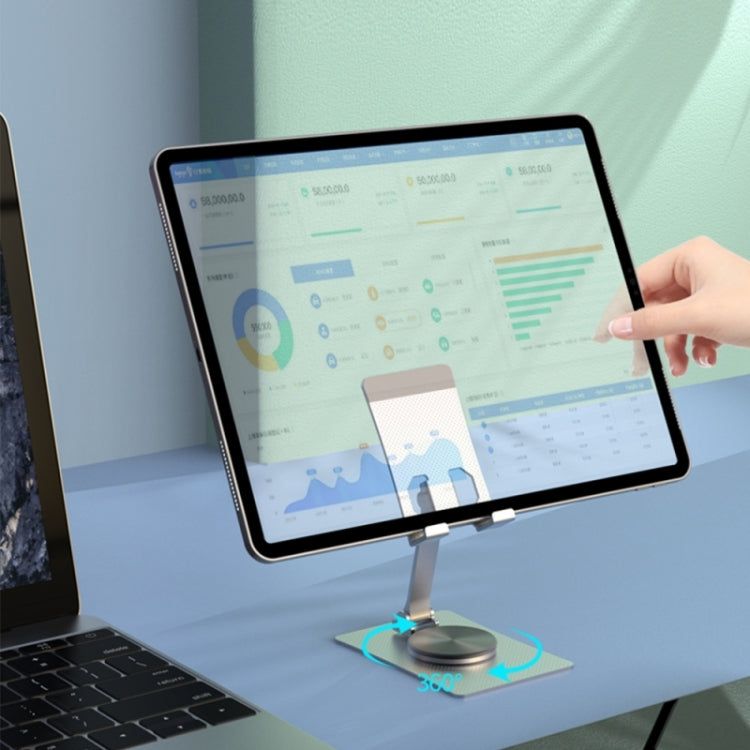 Support de téléphone pliable et réglable en alliage d'aluminium, or, vert, or rose, gris, noir, argent