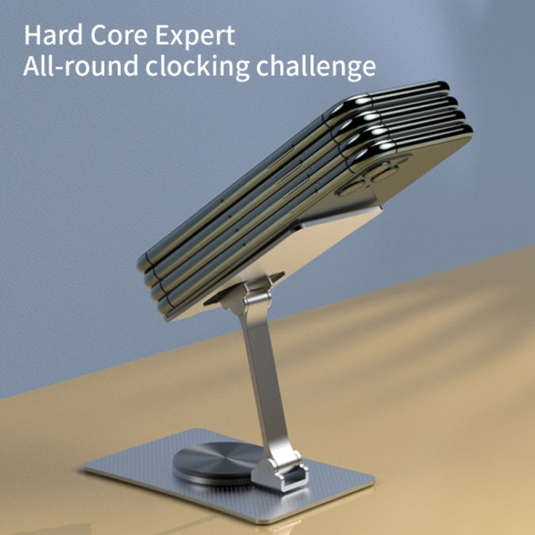 Support de téléphone pliable et réglable en alliage d'aluminium, or, vert, or rose, gris, noir, argent