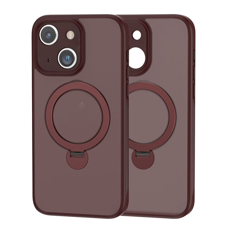 360 Magsafe Ring Holder TPU Hybrid PC Phone Case, For iPhone 15 Pro Max, For iPhone 15 Pro, For iPhone 15 Plus, For iPhone 15