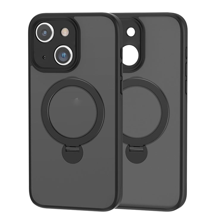 360 Magsafe Ring Holder TPU Hybrid PC Phone Case, For iPhone 15 Pro Max, For iPhone 15 Pro, For iPhone 15 Plus, For iPhone 15