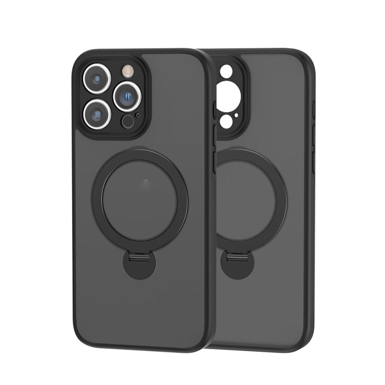 360 Magsafe Ring Holder TPU Hybrid PC Phone Case, For iPhone 15 Pro Max, For iPhone 15 Pro, For iPhone 15 Plus, For iPhone 15