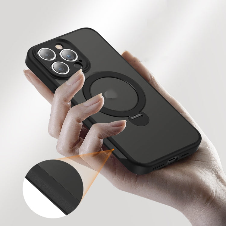 360 Magsafe Ring Holder TPU Hybrid PC Phone Case, For iPhone 15 Pro Max, For iPhone 15 Pro, For iPhone 15 Plus, For iPhone 15