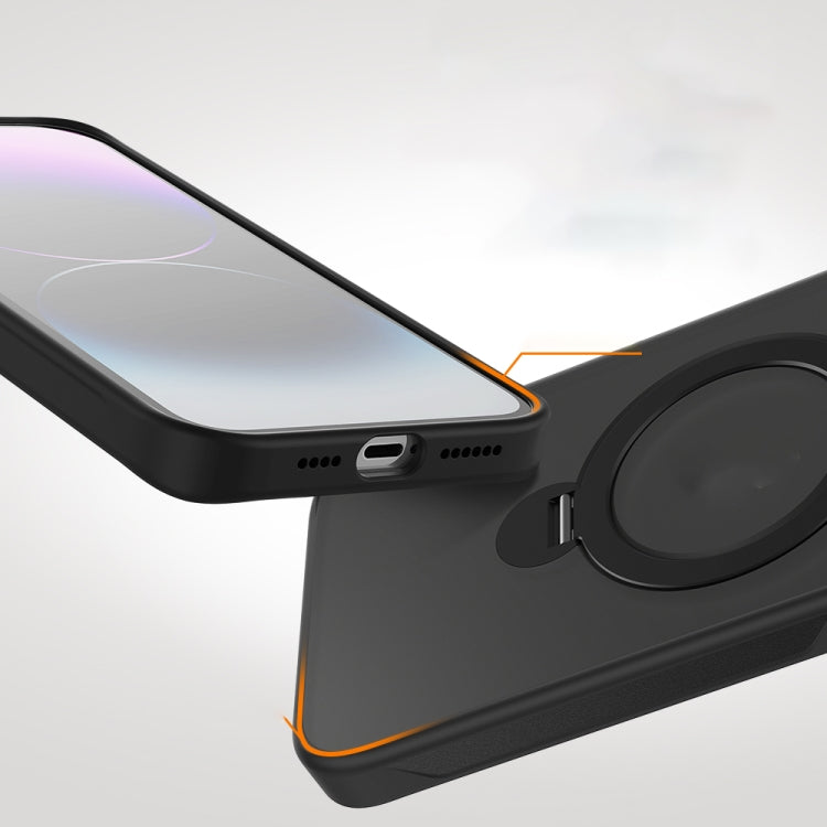 360 Magsafe Ring Holder TPU Hybrid PC Phone Case, For iPhone 15 Pro Max, For iPhone 15 Pro, For iPhone 15 Plus, For iPhone 15