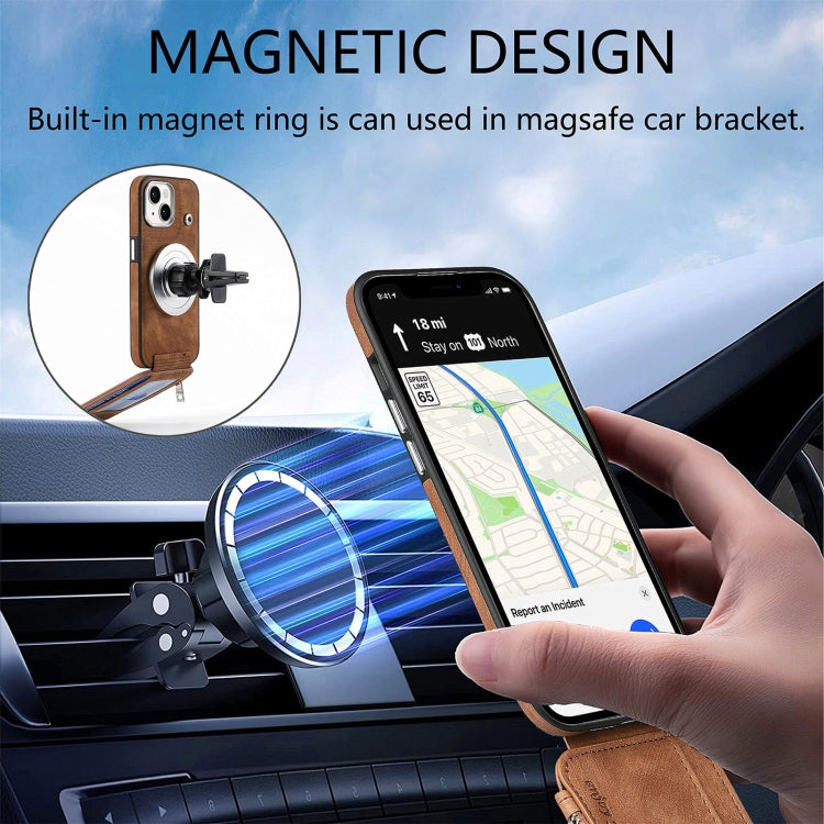 Magsafe Zipper RFID Wallet All-inclusive Shockrpoof Phone Case