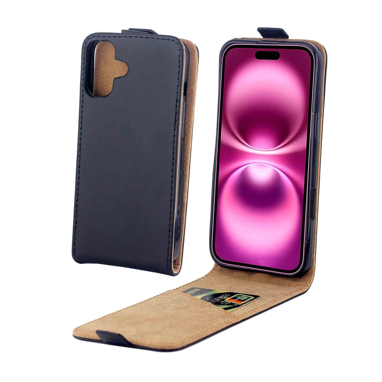 Vertical Flip Leather Phone Case with Card Slot, For iPhone 18 Pro / 17 Pro, For iPhone 18 Pro Max / 17 Pro Max, For iPhone 17e / 16e, For iPhone  17, For iPhone Air, For iPhone 16 Pro Max, For iPhone 16 Pro, For iPhone 16 Plus, For iPhone 16          ...