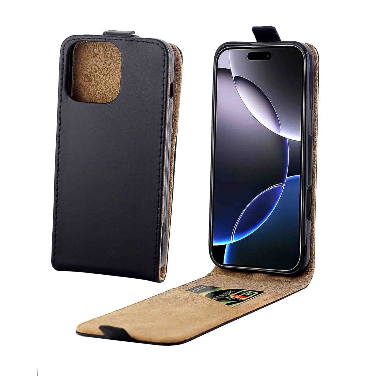 Vertical Flip Leather Phone Case with Card Slot, For iPhone 18 Pro / 17 Pro, For iPhone 18 Pro Max / 17 Pro Max, For iPhone 17e / 16e, For iPhone  17, For iPhone Air, For iPhone 16 Pro Max, For iPhone 16 Pro, For iPhone 16 Plus, For iPhone 16          ...