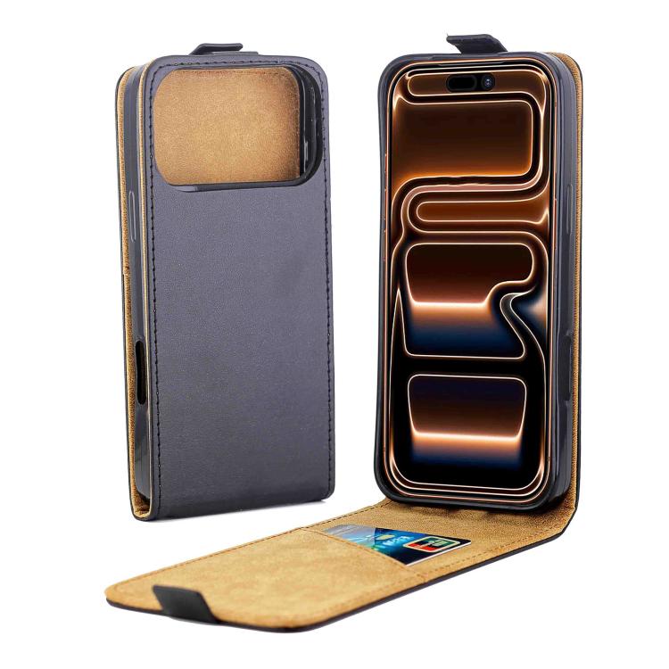 Vertical Flip Leather Phone Case with Card Slot, For iPhone 18 Pro / 17 Pro, For iPhone 18 Pro Max / 17 Pro Max, For iPhone 17e / 16e, For iPhone  17, For iPhone Air, For iPhone 16 Pro Max, For iPhone 16 Pro, For iPhone 16 Plus, For iPhone 16          ...