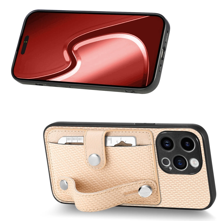 Wristband Kickstand Card Wallet Back Phone Case with Tool Knife