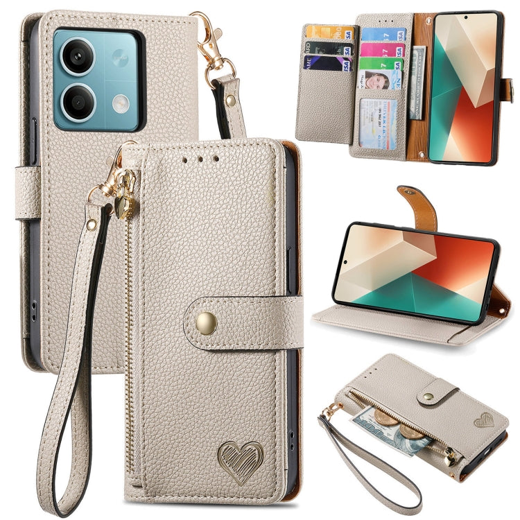 Love Zipper Lanyard Leather Phone Case, Series 2