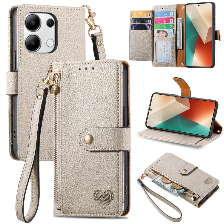 Love Zipper Lanyard Leather Phone Case, Series 2