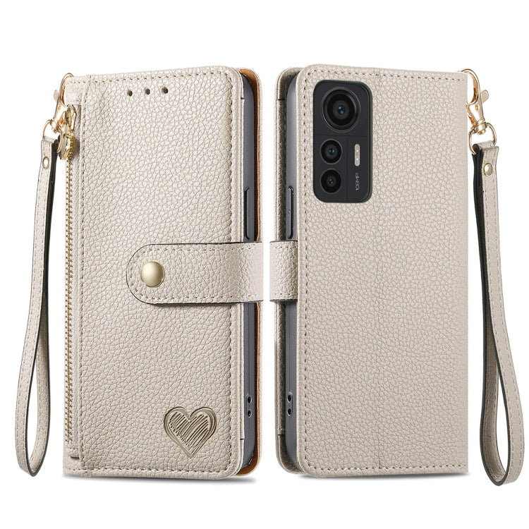 Love Zipper Lanyard Leather Phone Case, Series 2