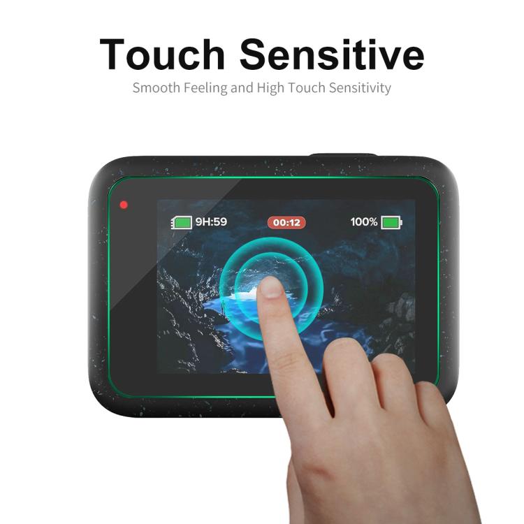 ENKAY Hat-Prince 9H 0.2mm High Alumina-silicon Front ＆ Back Camera Tempered Glass Film, For GoPro HERO12 Black