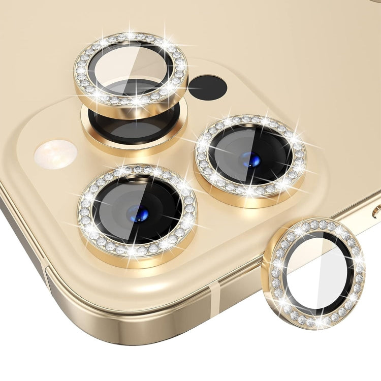 ENKAY AR Anti-reflection Individual Diamond Ring Camera Lens Glass Full Film, For iPhone 15 Pro / 15 Pro Max, For iPhone 15 / 15 Plus