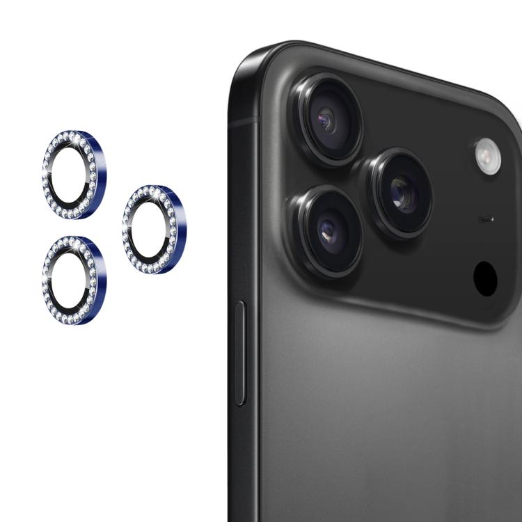 ENKAY AR Anti-reflection Individual Diamond Ring Camera Lens Glass Full Film, For iPhone 17, For iPhone 17 Pro / 17 Pro Max