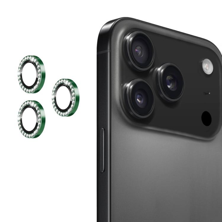 ENKAY AR Anti-reflection Individual Diamond Ring Camera Lens Glass Full Film, For iPhone 17, For iPhone 17 Pro / 17 Pro Max