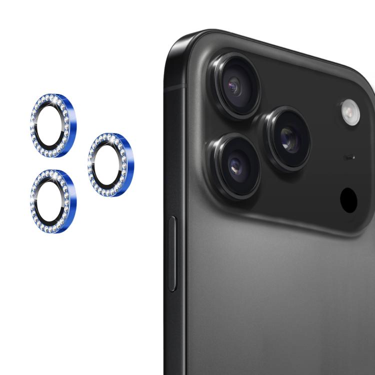 ENKAY AR Anti-reflection Individual Diamond Ring Camera Lens Glass Full Film, For iPhone 17, For iPhone 17 Pro / 17 Pro Max