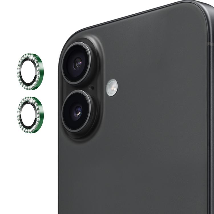 ENKAY AR Anti-reflection Individual Diamond Ring Camera Lens Glass Full Film, For iPhone 17, For iPhone 17 Pro / 17 Pro Max