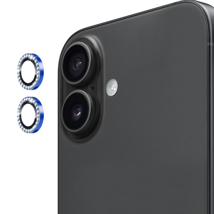 ENKAY AR Anti-reflection Individual Diamond Ring Camera Lens Glass Full Film, For iPhone 17, For iPhone 17 Pro / 17 Pro Max